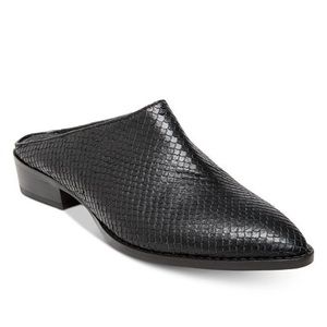 Steve Madden Andrew Mules slides - black snake
